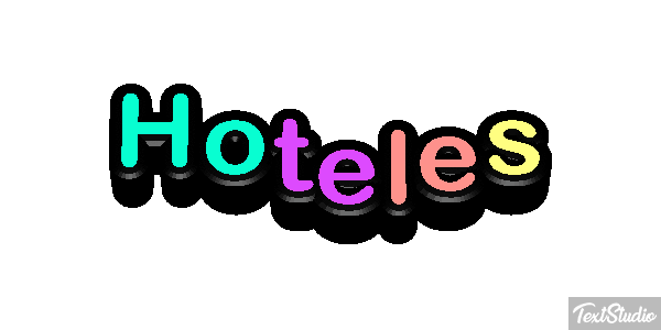 Hoteles Efecto de texto
