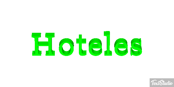 Hoteles Efecto de texto
