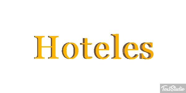 Hoteles Efecto de texto