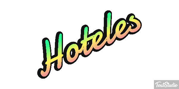 Hoteles Efecto de texto