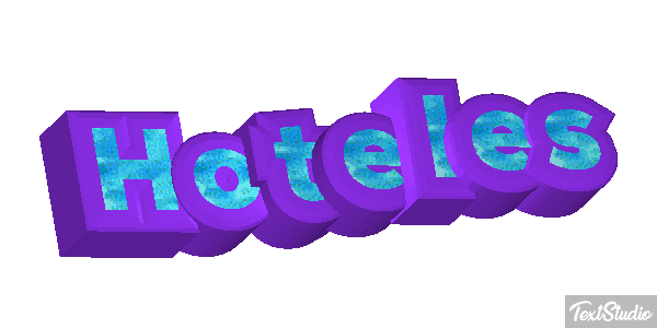 Hoteles Efecto de texto
