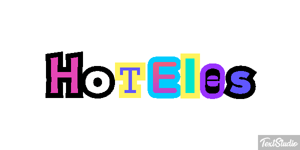 Hoteles Efecto de texto