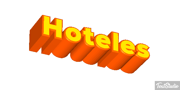 Hoteles Efecto de texto