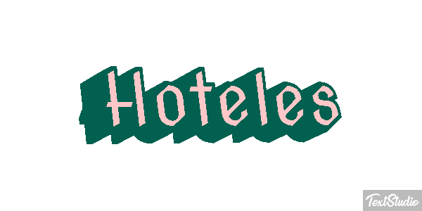 Hoteles Efecto de texto