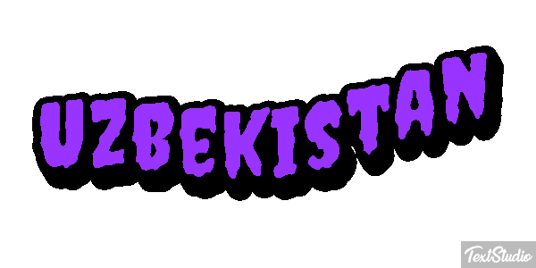Uzbekistan Text effect