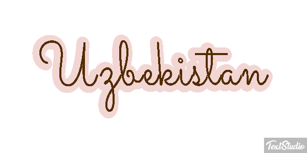 Uzbekistan Text effect
