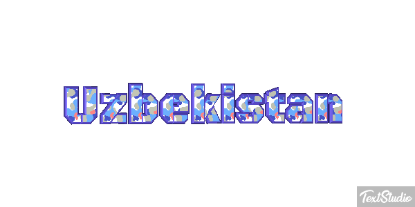 Uzbekistan Text effect
