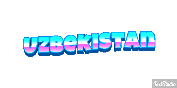 Uzbekistan Text effect