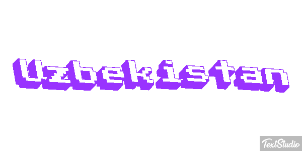 Uzbekistan Text effect