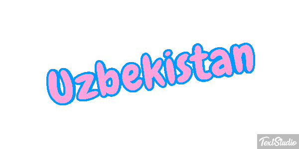 Uzbekistan Text effect