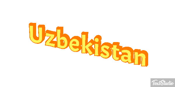 Uzbekistan Text effect
