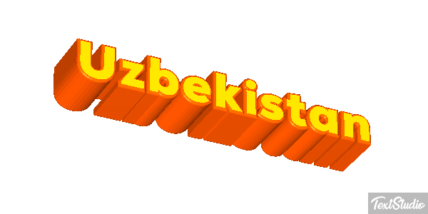 Uzbekistan Text effect
