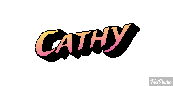 Cathy Text effect