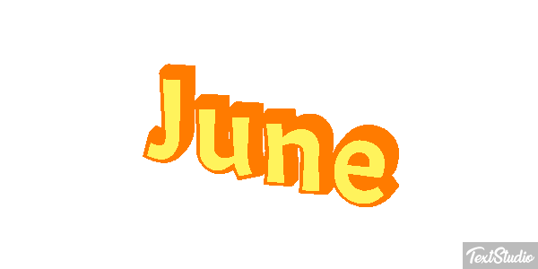 June Texteffekt