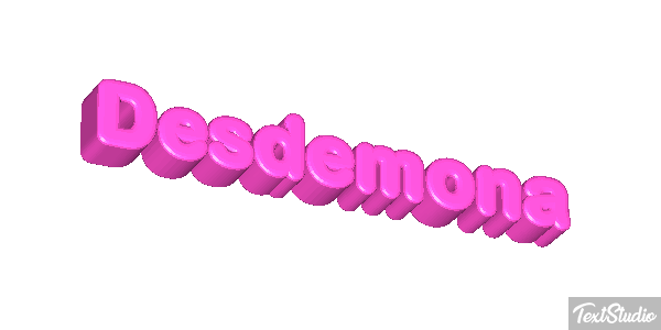 Desdemona Effetto testo