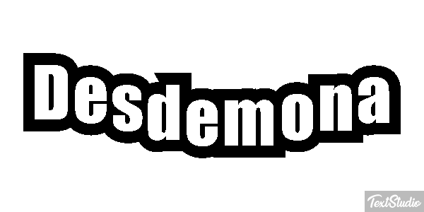 Desdemona Effetto testo