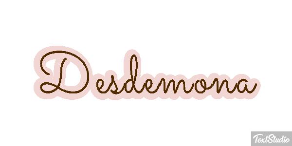 Desdemona Effetto testo