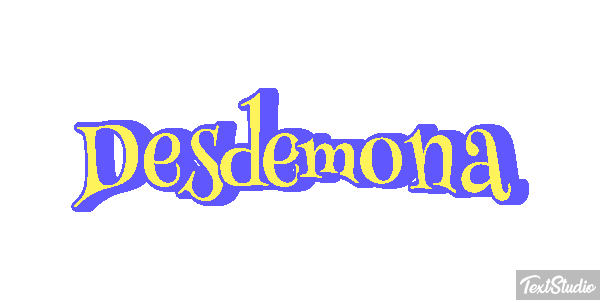 Desdemona Effetto testo