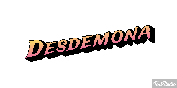 Desdemona Effetto testo