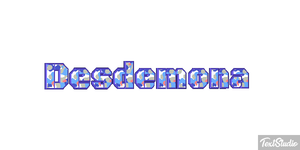 Desdemona Effetto testo