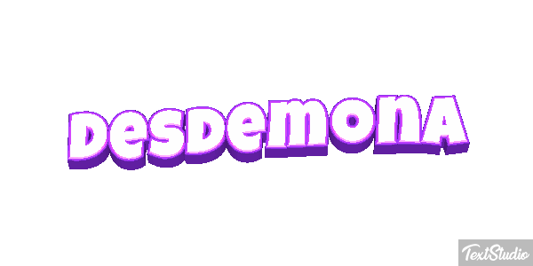 Desdemona Effetto testo