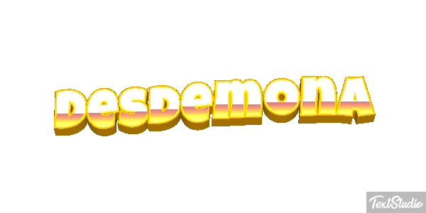 Desdemona Effetto testo