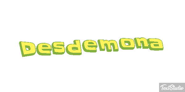 Desdemona Effetto testo