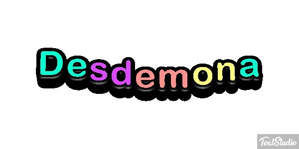 Desdemona Effetto testo