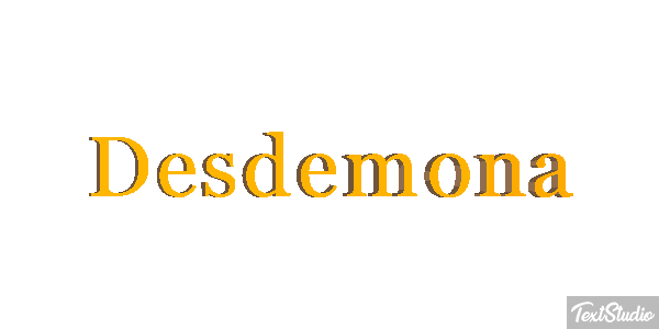 Desdemona Effetto testo