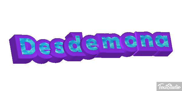 Desdemona Effetto testo