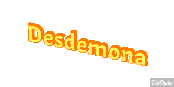 Desdemona Effetto testo