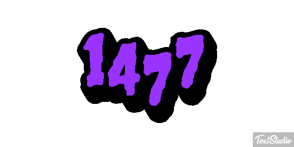 1477 Text effect