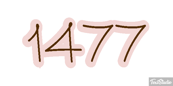 1477 Text effect