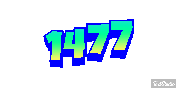 1477 Text effect