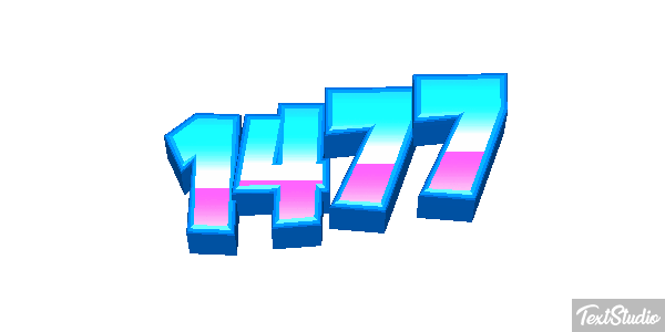 1477 Text effect
