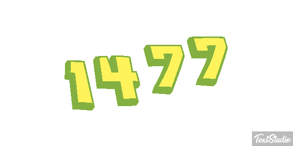 1477 Text effect
