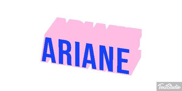 Ariane Text effect