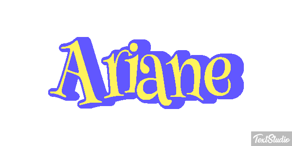 Ariane Text effect