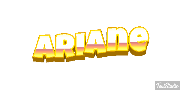 Ariane Text effect