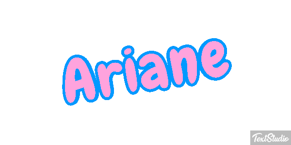 Ariane Text effect