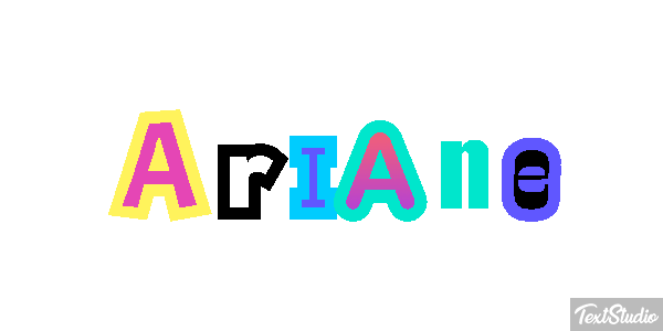 Ariane Text effect