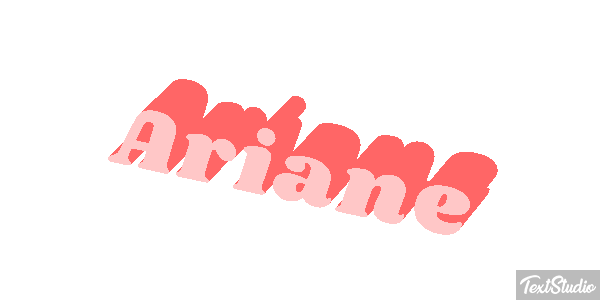 Ariane Text effect