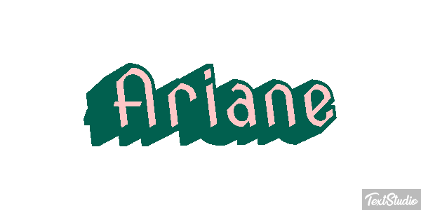Ariane Text effect