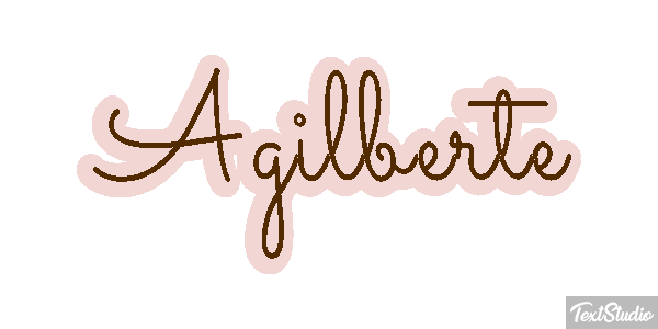 Agilberte Text effect