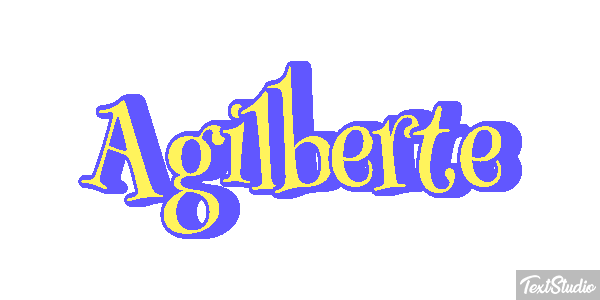Agilberte Text effect