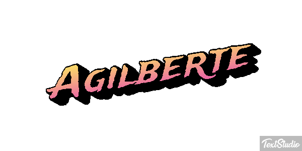 Agilberte Text effect