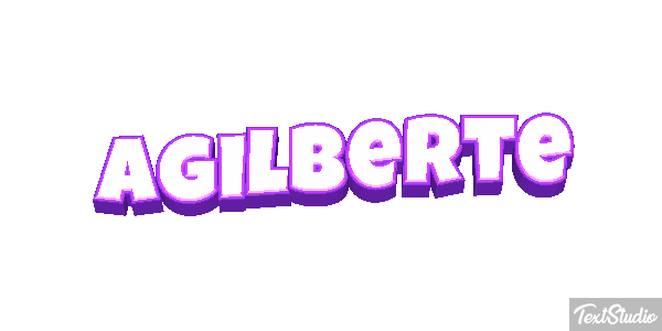 Agilberte Text effect