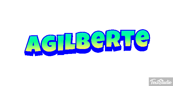 Agilberte Text effect