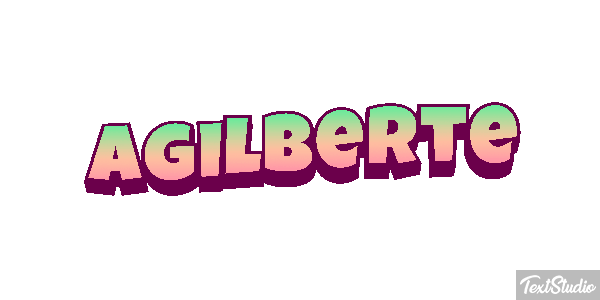 Agilberte Text effect