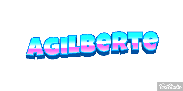 Agilberte Text effect